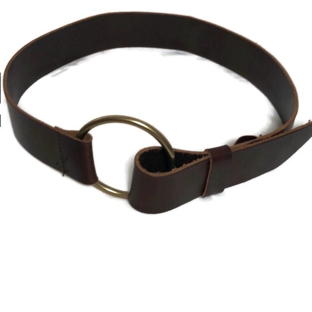 Vintage Leather loop belt